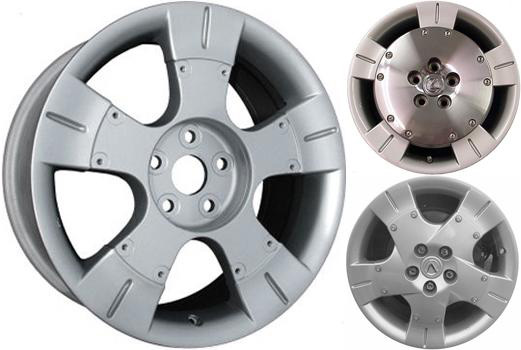 Lexus SC430 2002-2010 powder coat silver 18x8 aluminum wheels or rims. Hollander part number ALY74160U20, OEM part number Not Yet Known.