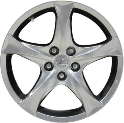 Lexus IS250 2006-2008, IS350 2006-2008 powder coat smoked hyper 18x8 aluminum wheels or rims. Hollander part number 99488/180163, OEM part number Not Yet Known.