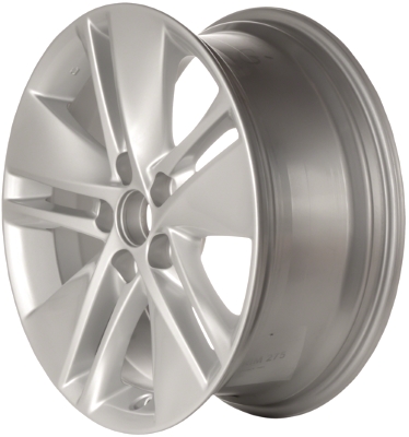 Lexus HS250h 2010-2012 powder coat silver 17x7 aluminum wheels or rims. Hollander part number ALY74231, OEM part number Not Yet Known.
