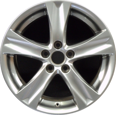 Lexus IS250 2011-2013, IS350 2011-2013 powder coat smoked hyper 18x8 aluminum wheels or rims. Hollander part number 74238U78, OEM part number Not Yet Known.