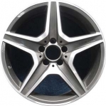 ALY85059U35 Mercedes-Benz C63 AMG Wheel/Rim Grey Machined #2044013902