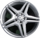 ALY85089 Mercedes-Benz SLK350, SLK55 Wheel/Rim Silver Machined #1714014802