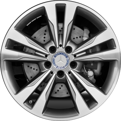 ALY85397 Mercedes Benz E350 Wheel Rim Grey Machined 2124015702