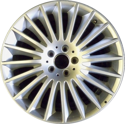 Mercedes-Benz S550 2017, S600 2015-2017 powder coat silver 19x8.5 aluminum wheels or rims. Hollander part number 85500, OEM part number 22240115027X46, 2224011502.