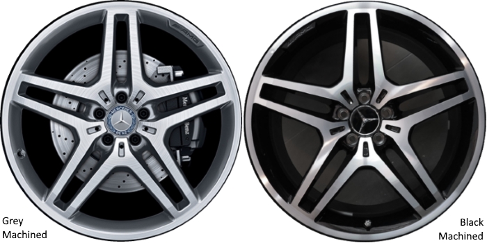 ALY85415U Mercedes-Benz GLE43, GLE550 Wheel/Rim Machined  