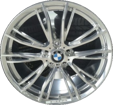 BMW 320i 2015-2018, 328i 2016-2018, 330e 2016-2018, 330i 2017-2019, 340i 2016-2018, 428i 2014-2016, 430i 2017-2020, 435i 2014-2016, 440i 2017-2020 polished 20x8 aluminum wheels or rims. Hollander part number 86065U80, OEM part number 36116864392.
