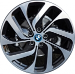 ALY86170/86171 BMW i3 Wheel/Rim Black Machined #36116856894