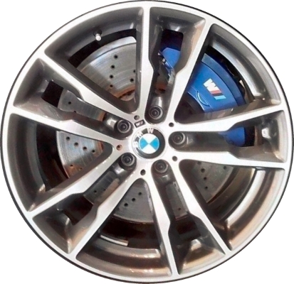BMW X5M 2016-2020, X6M 2016-2020 multiple finish options 20x10 aluminum wheels or rims. Hollander part number 86192U, OEM part number 36112284650, 36112284654, 36118043665.