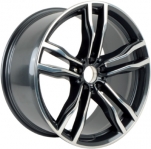 ALY86195 BMW X5M, X6M Wheel/Rim Charcoal Polished #36112284653
