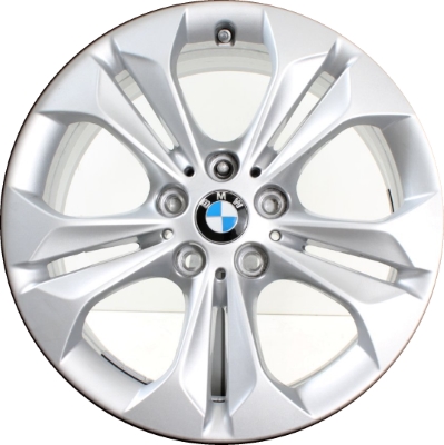BMW X1 2016-2020 powder coat silver 17x7.5 wheels or rims. Hollander part number ALY86212, OEM part number 36116856065.