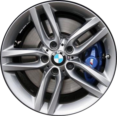 BMW 228i 2014-2016, 230i 2017-2020, M235i 2014-2016, M240i 2017-2020 powder coat ferric grey 18x7.5 aluminum wheels or rims. Hollander part number 86127U35/86238, OEM part number 36117852489.