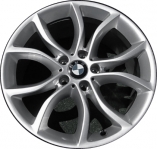 ALY86261 BMW X6 Wheel/Rim Silver Painted #36116858873