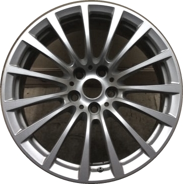 BMW 530e 2018-2020, 530i 2017-2020, 540i 2017-2020, 640i 2018-2019, 740e 2017-2019, 740i 2016-2020, 745e 2020, 750i 2016-2020, M550i 2018-2020 powder coat silver 18x8 aluminum wheels or rims. Hollander part number 86274, OEM part number 36116861224.