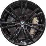 ALY86388U45/86389 BMW M5 Wheel/Rim Black Painted #36117857077