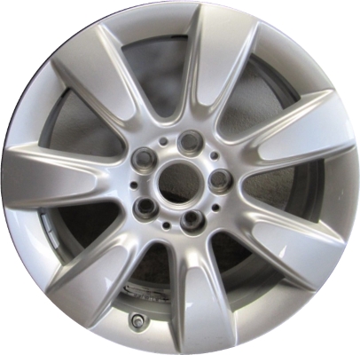 Mini Countryman 2018-2024 powder coat silver 17x7.5 aluminum wheels or rims. Hollander part number ALY86394, OEM part number 36116868276.