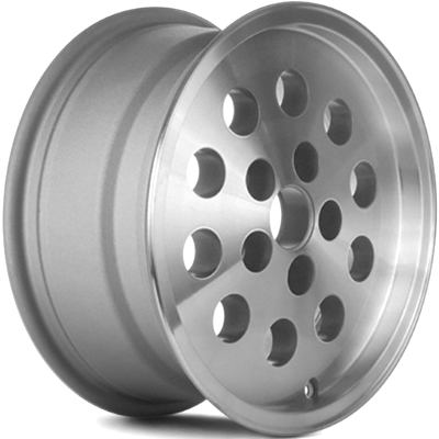 Jeep Comanche 1992, Cherokee 1992-1996 machined 15x7 aluminum wheels or rims. Hollander part number 9009, OEM part number Not Yet Known.