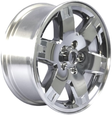 Jeep Liberty 2003-2007 chrome clad 17x7 aluminum wheels or rims. Hollander part number ALY9058, OEM part number Not Yet Known.