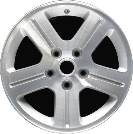 Jeep Commander 2006-2010 silver machined 17x7.5 aluminum wheels or rims. Hollander part number ALY9089, OEM part number Not Yet Known.
