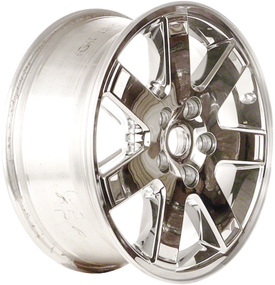 Jeep Commander 2006-2010 chrome clad 18x7.5 aluminum wheels or rims. Hollander part number ALY9094HH, OEM part number Not Yet Known.