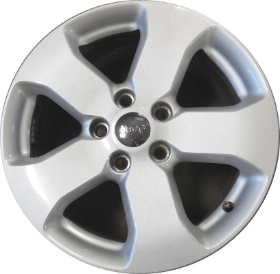 Jeep Grand Cherokee 2011-2013 powder coat silver 18x8 aluminum wheels or rims. Hollander part number ALY9105U20/9106, OEM part number 1RV66GSAAA.