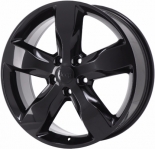 ALY9107U45 Jeep Grand Cherokee Wheel/Rim Black Painted #1JD14TRMAB