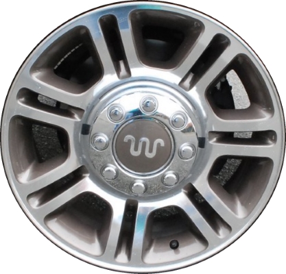 Ford F-250 2011-2016, F-350 SRW 2011-2016 beige machined 20x8 aluminum wheels or rims. Hollander part number 3845U65, OEM part number BC3Z1007D.