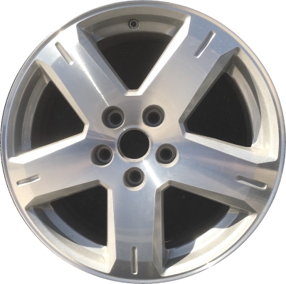 Dodge Journey 2009-2010 powder coat silver or machined 19x7 aluminum wheels or rims. Hollander part number ALY2373U, OEM part number Not Yet Known.
