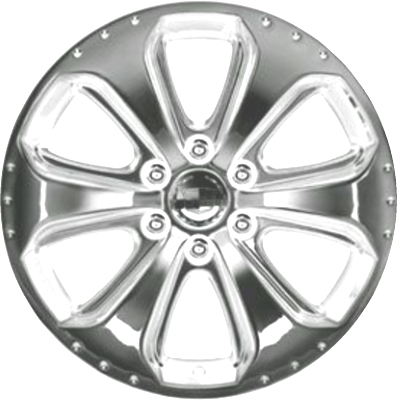 Cadillac Escalade 1999-2014, Silverado 1500 1999-2013, Suburban 1500 2001-2014, Tahoe 2001-2014, GMC Sierra 1500 1999-2013, Yukon 1500 1999-2014 chrome 20x8.5 aluminum wheels or rims. Hollander part number, OEM part number 17801214.