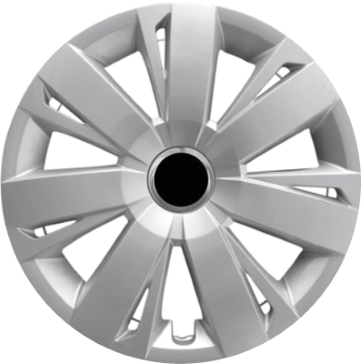 61563AMS 16 Inch Aftermarket Silver Hubcaps/Wheel Covers Set