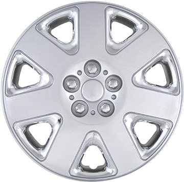 B8823s 15 Inch Aftermarket Silver Hubcaps/Wheel Covers Set
