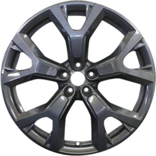 BMW X7 2019-2023 powder coat dark grey 21x9.5 aluminum wheels or rims. Hollander part number ALY86532U30, OEM part number 36116885141.
