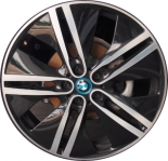 ALY86177/86178 BMW i3 Wheel/Rim Black Machined #36116856898