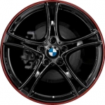 ALY71553 BMW 320i, 328i, 330e, 330i, 335i, 340i, 428i, 430i, 435i, 440i Rim Black #36116854612
