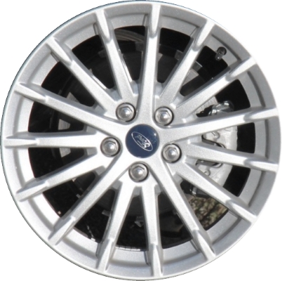 Ford C-Max 2013-2016 powder coat silver 17x7 aluminum wheels or rims. Hollander part number ALY3904U20/3898.PS08, OEM part number CM5Z1007C.