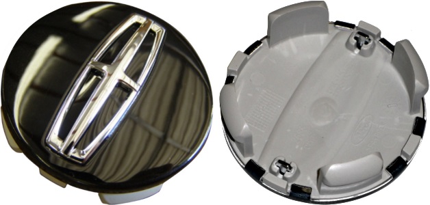 20" Black Chrome 15-17 Lincoln MKC MKX OEM Wheel Center Cap Set EJ7Z1130A 4 