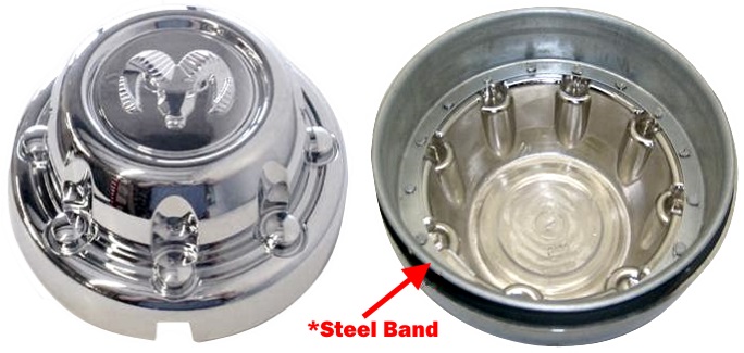 C2042SB Dodge Ram 2500 Ram Van OEM Chrome Center Cap 52039264