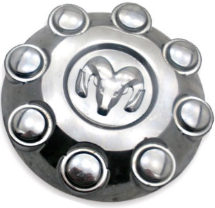 C2187C Dodge Ram 1500, 2500, 3500 SRW OEM Chrome Cap #52121450AD