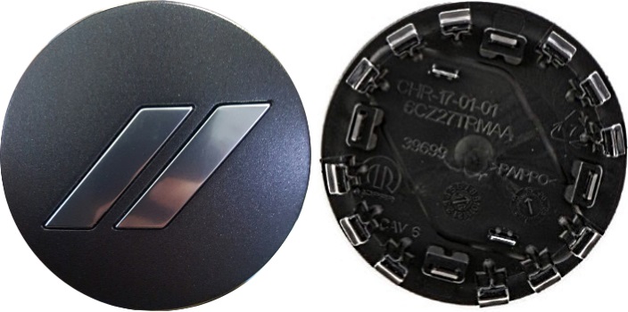 C2527/2642 Dodge Challenger, Charger OEM Charcoal Center Cap #6CZ27MALAA
