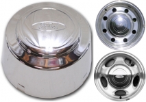 C3140R Ford E150, E250, E350, E450, F250, F350 Rear Chrome Center Cap #F5TZ1130J