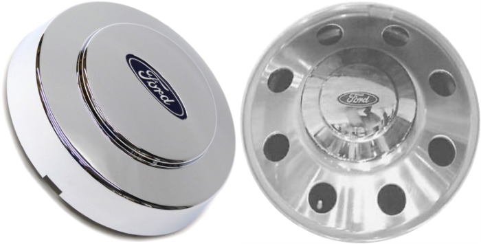 C3141 Ford F-350 DRW OEM Chrome Front Center Cap #F3TZ1130G