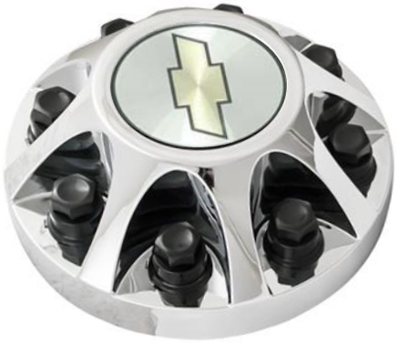 C3278C-CHEV Chevrolet 3500 DRW Front Chrome OEM Center Cap #9596941