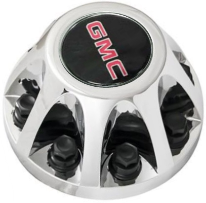 C3279C-GMC Sierra 3500 DRW Rear Chrome OEM Center Cap #9598463