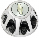 C3279C-CHEV Chevrolet 3500 DRW Rear Chrome OEM Center Cap #9598464