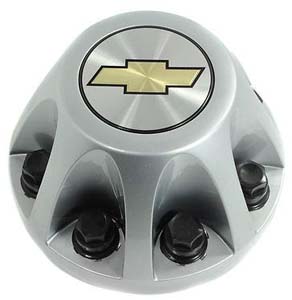 C3279S-CHEV Chevrolet 3500 DRW Rear Silver OEM Center Cap #9597536