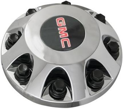 C3289C-GMC Sierra 3500 DRW Front OEM Chrome Center Cap #9597803