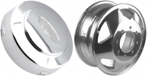 C3335 Ford F-350 DRW OEM Chrome Front Center Cap #F81Z1130KC