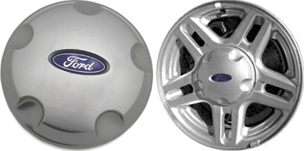 C3455 Ford Explorer OEM Silver Center Cap #1L2Z1130CD