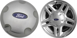 C3455 Ford Explorer OEM Silver Center Cap #1L2Z1130CD