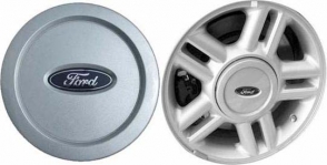 C3517B Ford Expedition OEM All Silver Center Cap #3L141A096BA