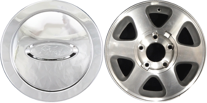 C3552 Ford E-150 OEM Chrome Center Cap #4C2Z1130CA